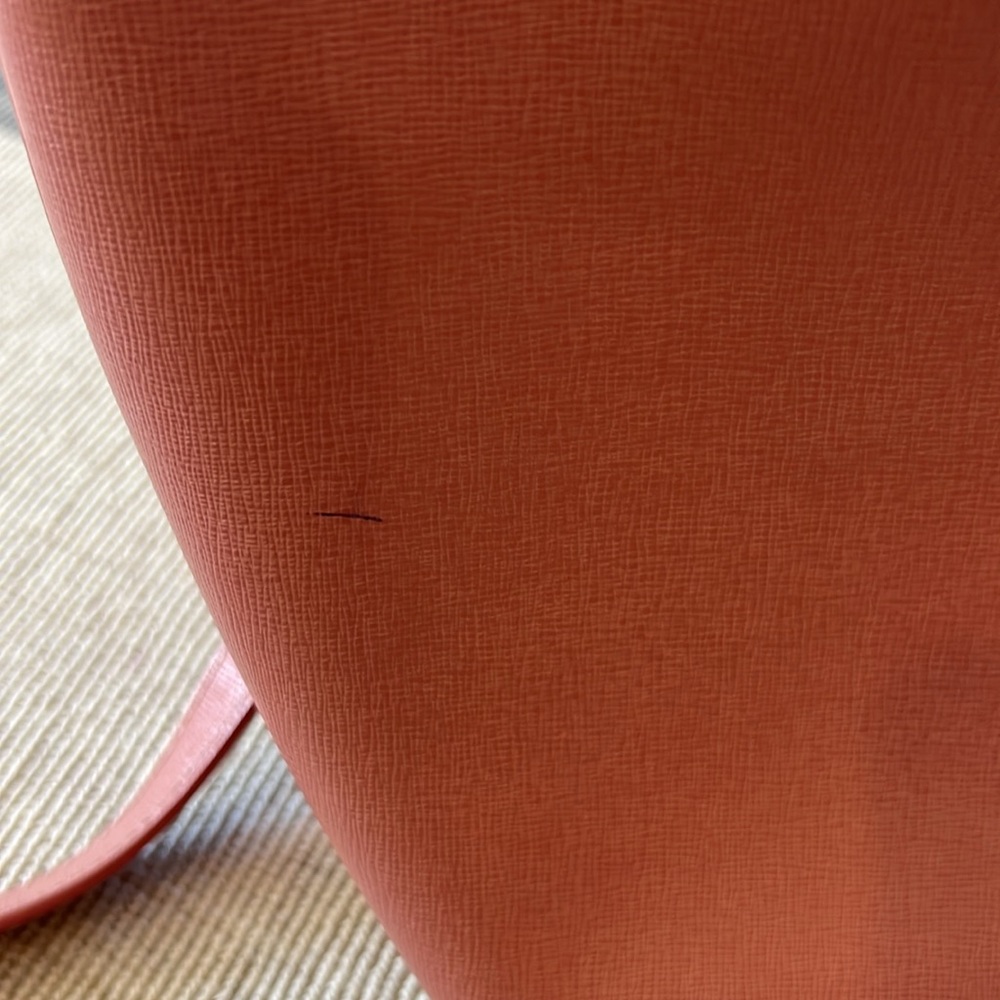Mansur Gavriel Dusty Rose Leather Bucket Crossbody Bag - Picture 3 of 9